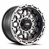 Grid Wheel GD09 - 20 x 9 Black With Natural Accents - GD0920090237F106