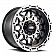 Grid Wheel GD09 - 20 x 9 Black With Natural Accents - GD0920090237F106