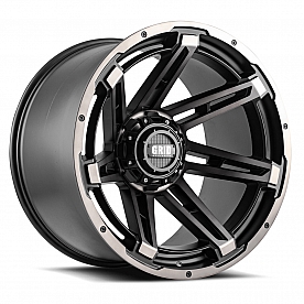Grid Wheel GD12 - 20 x 10 Black - GD1220100237T208