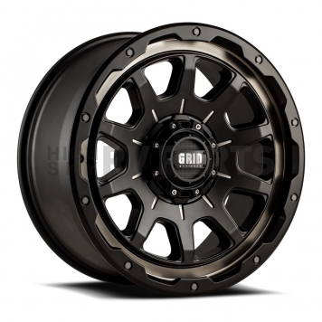 Grid Wheel GD15 - 20 x 9 Black - GD1520090237T108