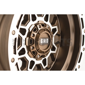 Grid Wheel GD09 - 20 x 9 Bronze With Natural Accents - GD0920090237Z1506-1