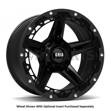 Grid Wheel GD04 - 20 x 9 Black - GD0420090237B0008-3