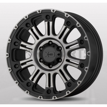 KMC Wheel XD829 - 20 x 10 Black With Natural Face Aluminum - 921068924N