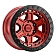 Black Rhino Wheel Reno - 17 x 8.5 Candy Red With Black Lip And Bolts - 1785REN-06140R12