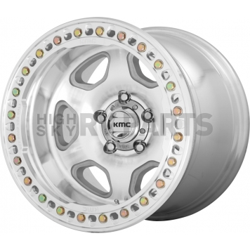 KMC Wheel 20 Diameter -48 Offset Aluminum Natural Single