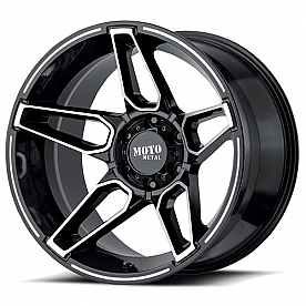 Moto Metal Wheel MO994 Fang - 20 x 9 Black With Natural Face - 429068300