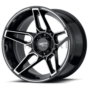 Moto Metal Wheel MO994 Fang - 20 x 9 Black With Natural Face - 429068300