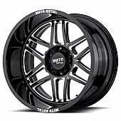Moto Metal Wheel MO992 Folsom - 20 x 9 Black With Natural Accents - 229068318