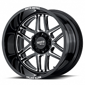 Moto Metal Wheel MO992 Folsom - 20 x 9 Black With Natural Accents - 229068318