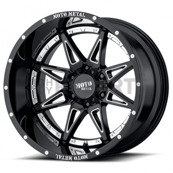 Moto Metal Wheel MO993 Hydra - 20 x 10 Black With Natural Accents - 321068318N