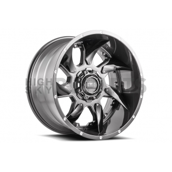 Grid Wheel GD01 - 17 x 9 Graphite With Natural Accents - GD0117090655G1810