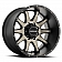 RaceLine Wheel 930DM Shift 20 x 12 Black With Dark Tinted - 930DM-21266-44