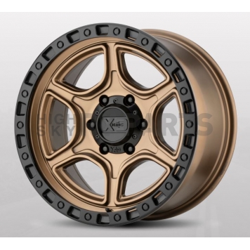 KMC Wheel XD139 Portal 17 x 8.5 Bronze With Black Lip - XD13978568618