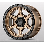 KMC Wheel XD139 Portal 17 x 9 Bronze With Black Lip Aluminum - 979068612N