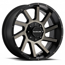 RaceLine Wheel 932DM Twist 20 x 9 Black With Dark Tinted - 932DM-29066+12