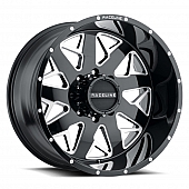 RaceLine Wheel 939M Disruptor 20 x 9 Black With Natural Accents - 939M-29060-00