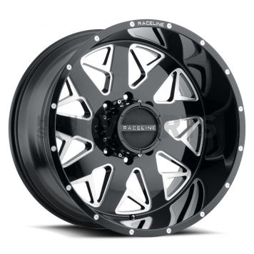 RaceLine Wheel 939M Disruptor 20 x 9 Black With Natural Accents - 939M-29060-00