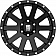 KMC Wheel 17 Inch Diameter 30 Offset Aluminum Black With Natural Flange Single