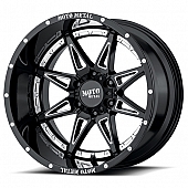 Moto Metal Wheel MO993 Hydra - 17 x 9 Black With Natural Accents - 379068312N