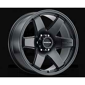 RaceLine Wheel 20 Diameter 15 Offset Aluminum Black Single