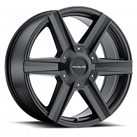 RaceLine Wheel 157B Phantom 20 x 8.5 Black - 157B-28566+15