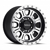 RaceLine Wheel 17 Diameter 0 Offset Aluminum Black With Natural Accents Single