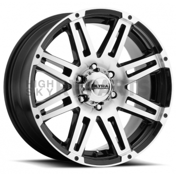 Ultra Wheel Machine 226 - 20 x 9 Black With Diamond Cut - 226-2983U+18