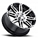 Ultra Wheel Machine 226 - 20 x 9 Black With Diamond Cut - 226-2983U+18