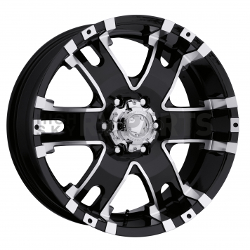 Ultra Wheel Baron 201/202 - 20 x 9 Black With Diamond Cut Accents - 202-2983B