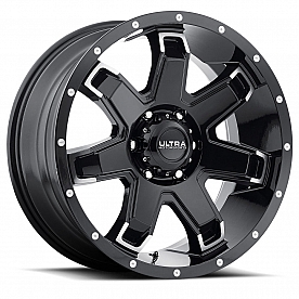 Ultra Wheel 20 Diameter 25 Offset Gloss Single - 209-2984BK+25