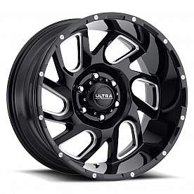 Ultra Wheel Carnage 221 - 20 x 9 Black With Natural Accents - 221-2983BM+18