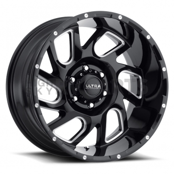 Ultra Wheel Carnage 221 - 20 x 9 Black With Natural Accents - 221-2983BM+18
