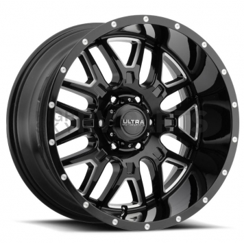 Ultra Wheel Hunter 203 - 20 x 10 Black With Natural Accents - 203-2183BM25