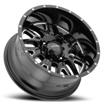 Ultra Wheel Hunter 203 - 20 x 10 Black With Natural Accents - 203-2183BM25-1