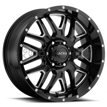 Ultra Wheel Hunter 203 - 20 x 9 Black With Natural Accents - 203-2983BM+18