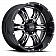 Ultra Wheel Predator II 249 - 20 x 9 Black With Natural Accents - 249-2983BM+10