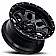 Ultra Wheel Warlock 217 - 20 x 9 Black With Milled Accents - 217-2935BM+01