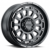 Ultra Wheel Xtreme 111 - 20 x 12 Black With Natural Accents - 111-2335BM44