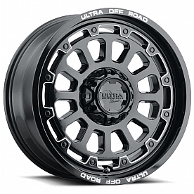 Ultra Wheel Xtreme 111 - 20 x 12 Black With Natural Accents - 111-2335BM44