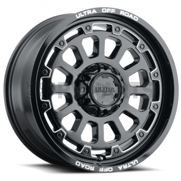 Ultra Wheel Xtreme 111 - 20 x 12 Black With Natural Accents - 111-2335BM44