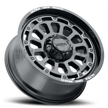 Ultra Wheel Xtreme 111 - 20 x 12 Black With Natural Accents - 111-2335BM44-1