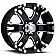 Ultra Wheel Baron 201/202 - 17 x 9 Black With Diamond Cut Accents - 202-7984B