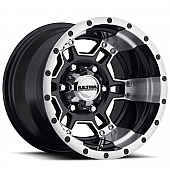 Ultra Wheel Mongoose 178 - 17 x 9 Black With Diamond Cut Accents - 178-7984B