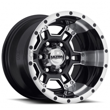 Ultra Wheel Mongoose 178 - 17 x 9 Black With Diamond Cut Accents - 178-7984B