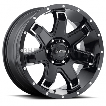 Ultra Wheel 18 Diameter 12 Offset Gloss Single - 209-8983BK+12