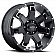 Ultra Wheel 18 Diameter 12 Offset Gloss Single - 209-8983BK+12