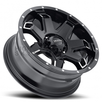 Ultra Wheel 18 Diameter 12 Offset Gloss Single - 209-8983BK+12-1