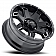 Ultra Wheel 17 Diameter 12 Offset Gloss Single - 209-7983BK+12