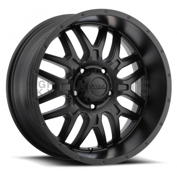 Ultra Wheel Hunter 203 - 17 x 9 Black With Natural Accents - 203-7984BM+18