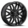 Ultra Wheel Hunter 203 - 17 x 9 Black With Natural Accents - 203-7984BM+18